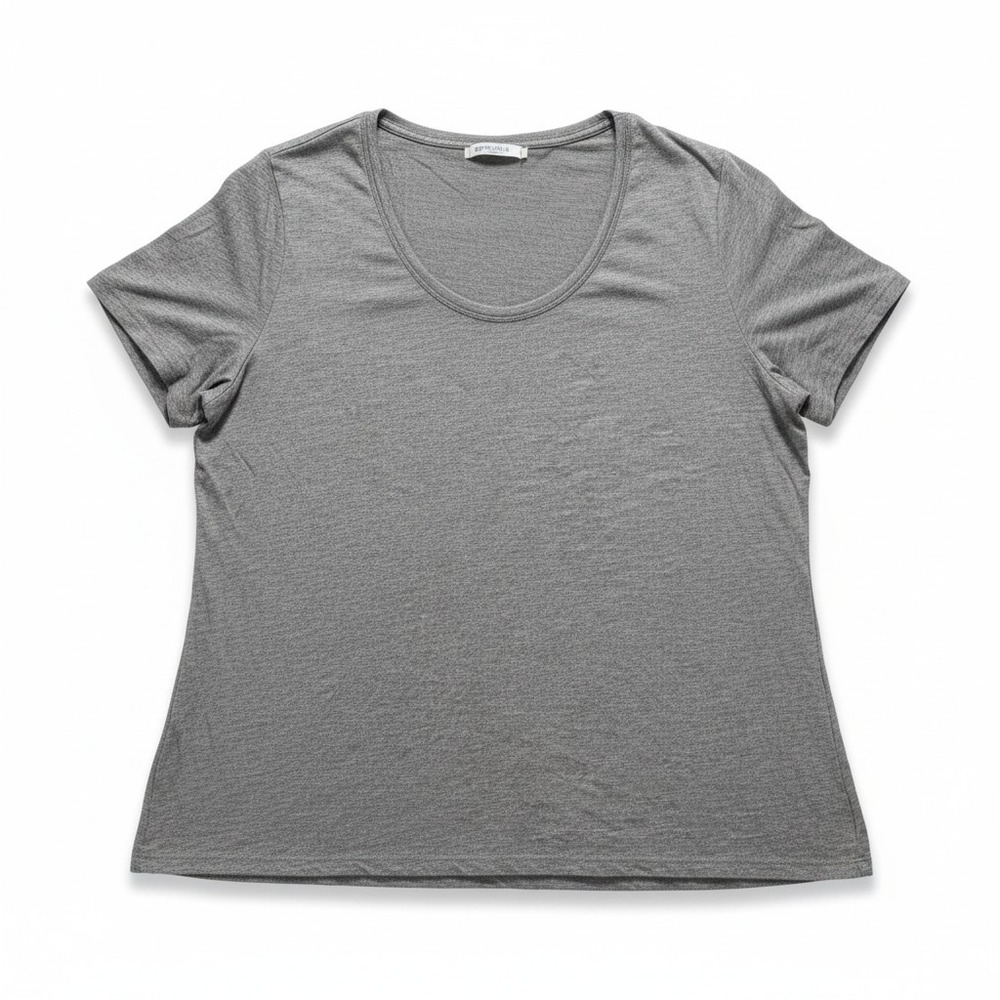 Banana Republic XXL Gray Malibu Tee Womens Short Sleeve T-Shirt Casual Cozy